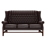 Darwin 3 Sits Chesterfield Soffa Old English Smoke