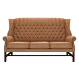 Darwin 3 Sits Chesterfield Soffa Old English Tan