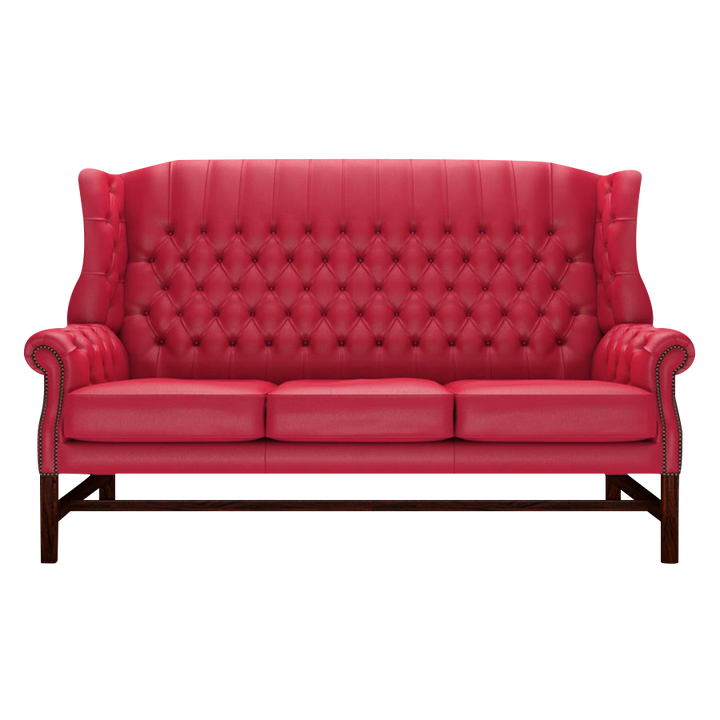Darwin 3 Sits Chesterfield Soffa Shelly Flame Red