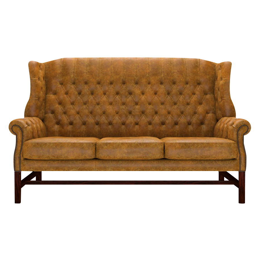 Darwin 3 Sits Chesterfield Soffa Tudor Mustard