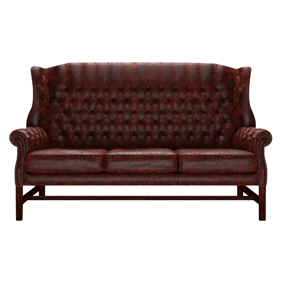 Darwin 3 Sits Chesterfield Soffa Tudor Oxblood