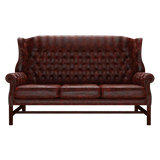 Darwin 3 Sits Chesterfield Soffa Tudor Oxblood