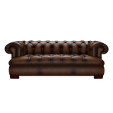 Drake 3 Sits Chesterfield Soffa Antique Autumn Tan