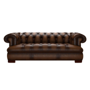 Drake 3 Sits Chesterfield Soffa Antique Autumn Tan