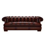 Drake 3 Sits Chesterfield Soffa Antique Chestnut