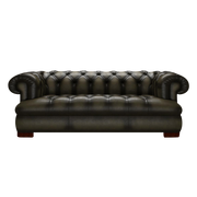 Drake 3 Sits Chesterfield Soffa Antique Olive