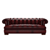 Drake 3 Sits Chesterfield Soffa Antique Red