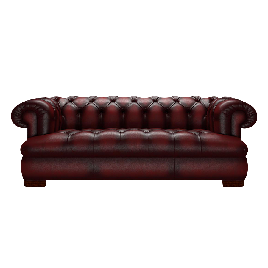Ladda upp bild till gallerivisning, Drake 3 Sits Chesterfield Soffa Antique Red
