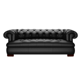 Drake 3 Sits Chesterfield Soffa Birch Black