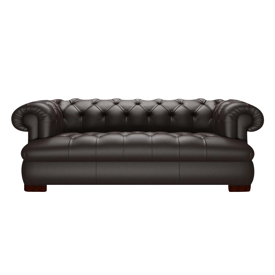Drake 3 Sits Chesterfield Soffa Birch Brown
