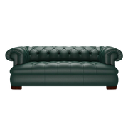 Drake 3 Sits Chesterfield Soffa Birch Forest Green