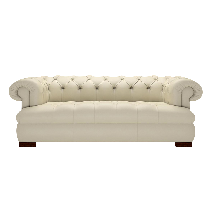 Drake 3 Sits Chesterfield Soffa Birch Ivory