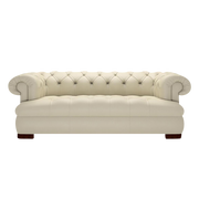 Drake 3 Sits Chesterfield Soffa Birch Ivory