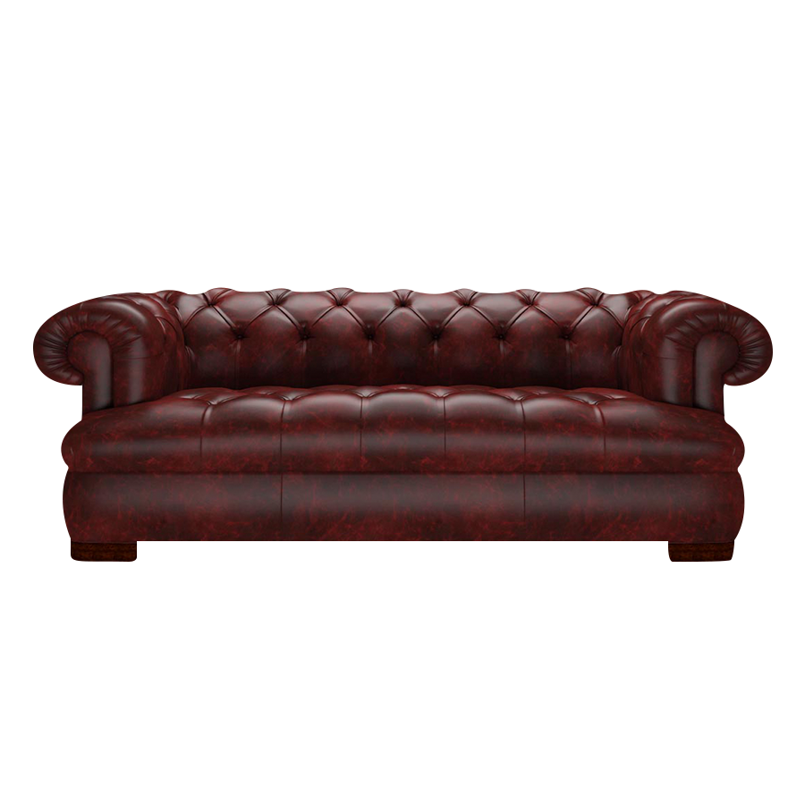 Ladda upp bild till gallerivisning, Drake 3 Sits Chesterfield Soffa Etna Red
