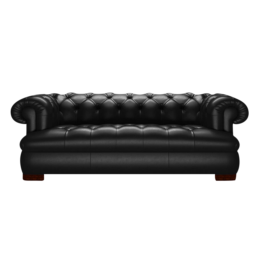 Drake 3 Sits Chesterfield Soffa Old English Black
