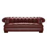Drake 3 Sits Chesterfield Soffa Old English Chestnut