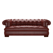Drake 3 Sits Chesterfield Soffa Old English Chestnut