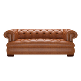Drake 3 Sits Chesterfield Soffa Old English Saddle
