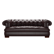 Drake 3 Sits Chesterfield Soffa Old English Smoke