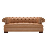 Drake 3 Sits Chesterfield Soffa Old English Tan