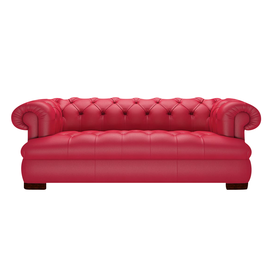 Ladda upp bild till gallerivisning, Drake 3 Sits Chesterfield Soffa Shelly Flame Red
