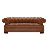 Drake 3 Sits Chesterfield Soffa Tudor Chestnut
