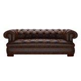 Drake 3 Sits Chesterfield Soffa Tudor Mahogany