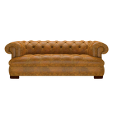 Drake 3 Sits Chesterfield Soffa Tudor Mustard