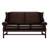 Drummond 3 Sits Chesterfield Soffa Antique Brown