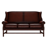 Drummond 3 Sits Chesterfield Soffa Antique Chestnut