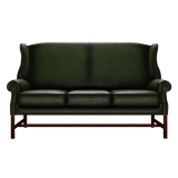 Drummond 3 Sits Chesterfield Soffa Antique Green