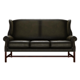 Drummond 3 Sits Chesterfield Soffa Antique Olive