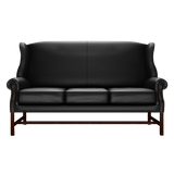 Drummond 3 Sits Chesterfield Soffa Birch Black