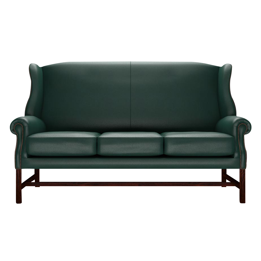 Drummond 3 Sits Chesterfield Soffa Birch Forest Green
