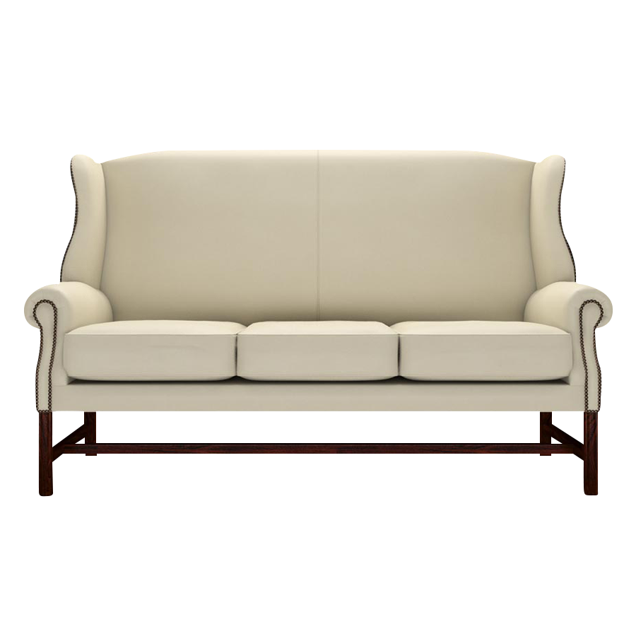 Drummond 3 Sits Chesterfield Soffa Birch Ivory