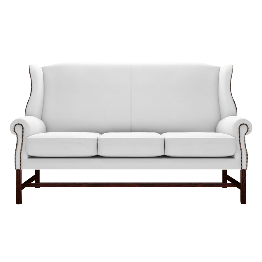 Drummond 3 Sits Chesterfield Soffa Birch White