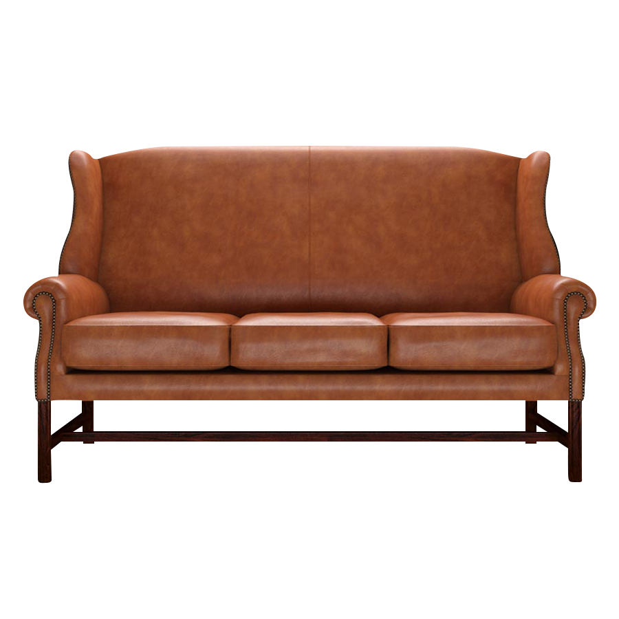Drummond 3 Sits Chesterfield Soffa Old English Bruciato