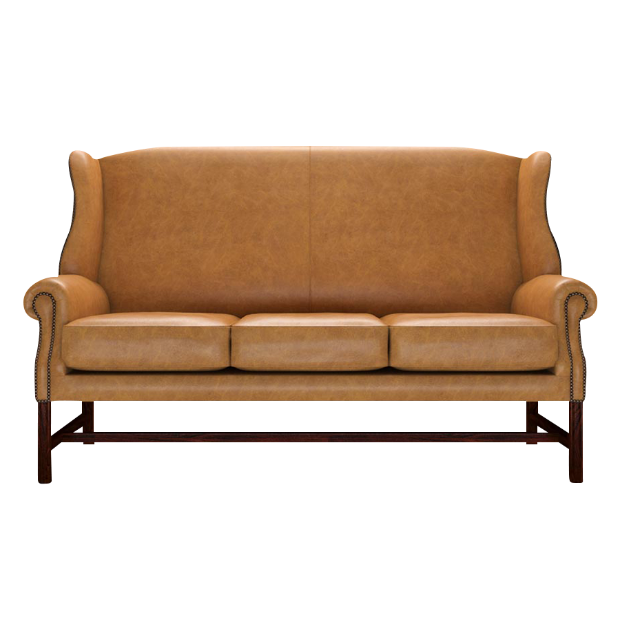 Drummond 3 Sits Chesterfield Soffa Old English Buckskin
