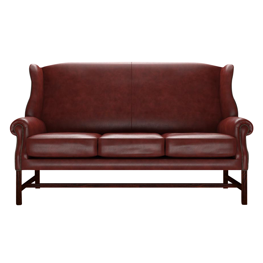 Drummond 3 Sits Chesterfield Soffa Old English Chestnut