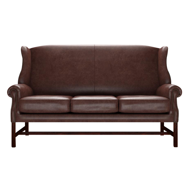 Drummond 3 Sits Chesterfield Soffa Old English Dark Brown