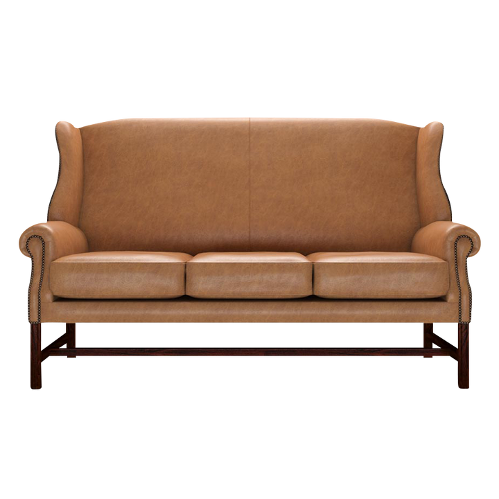 Drummond 3 Sits Chesterfield Soffa Old English Tan