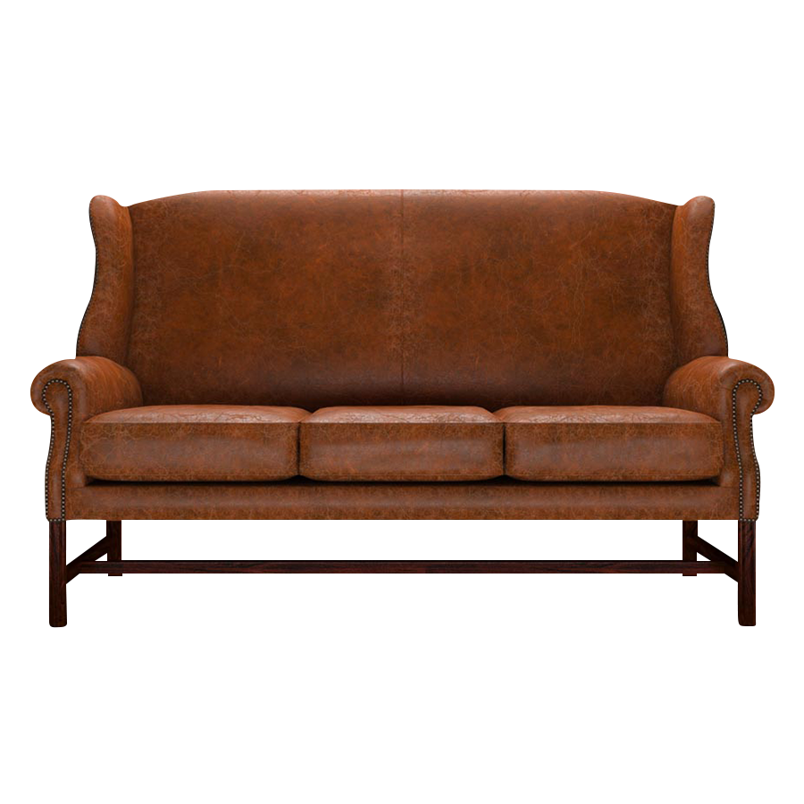 Drummond 3 Sits Chesterfield Soffa Tudor Chestnut