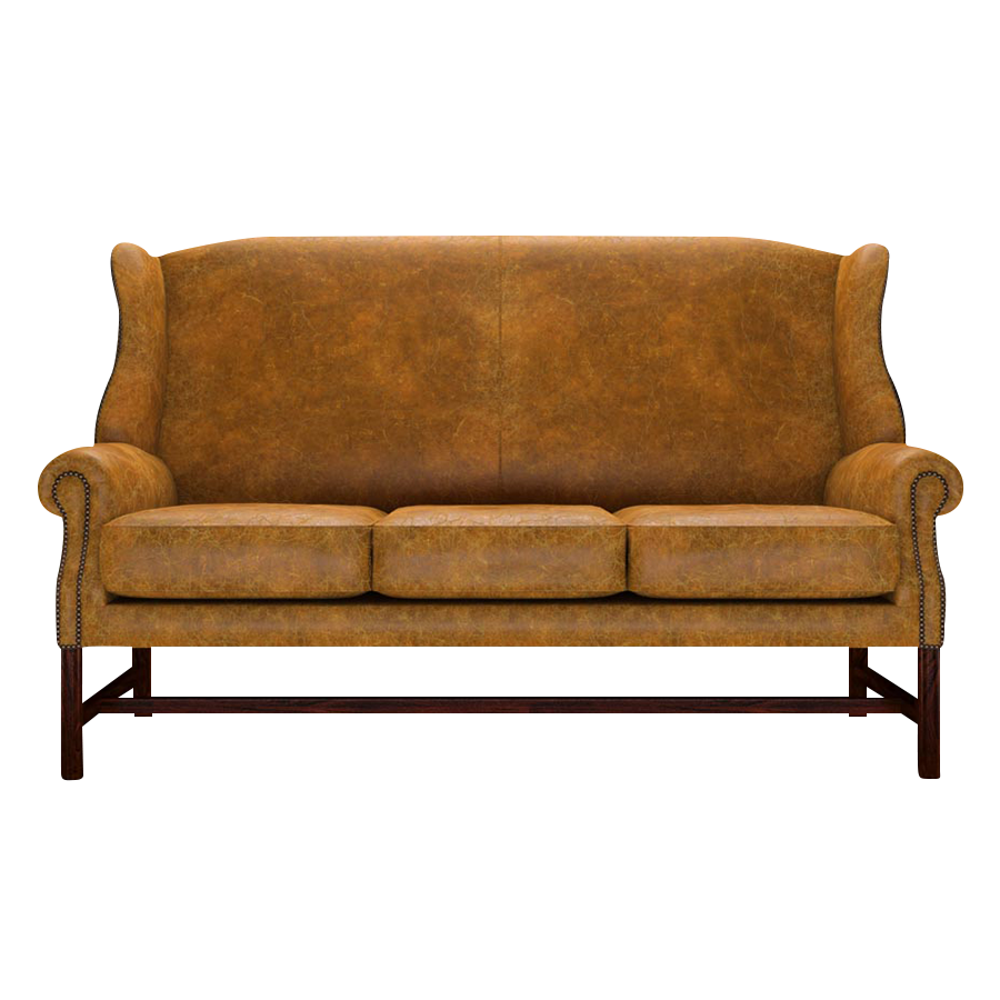 Drummond 3 Sits Chesterfield Soffa Tudor Mustard