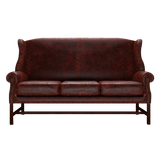 Drummond 3 Sits Chesterfield Soffa Tudor Oxblood