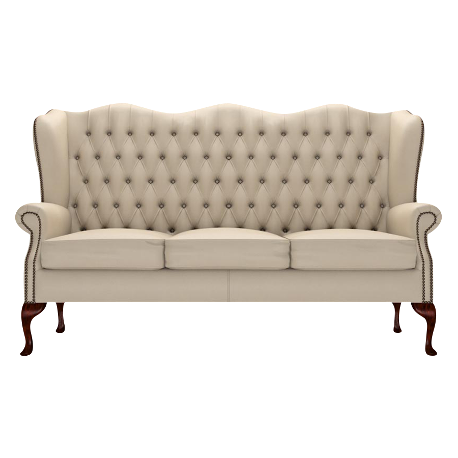 Ladda upp bild till gallerivisning, Gladstone 3 Sits Chesterfield Soffa Birch Blush Beige
