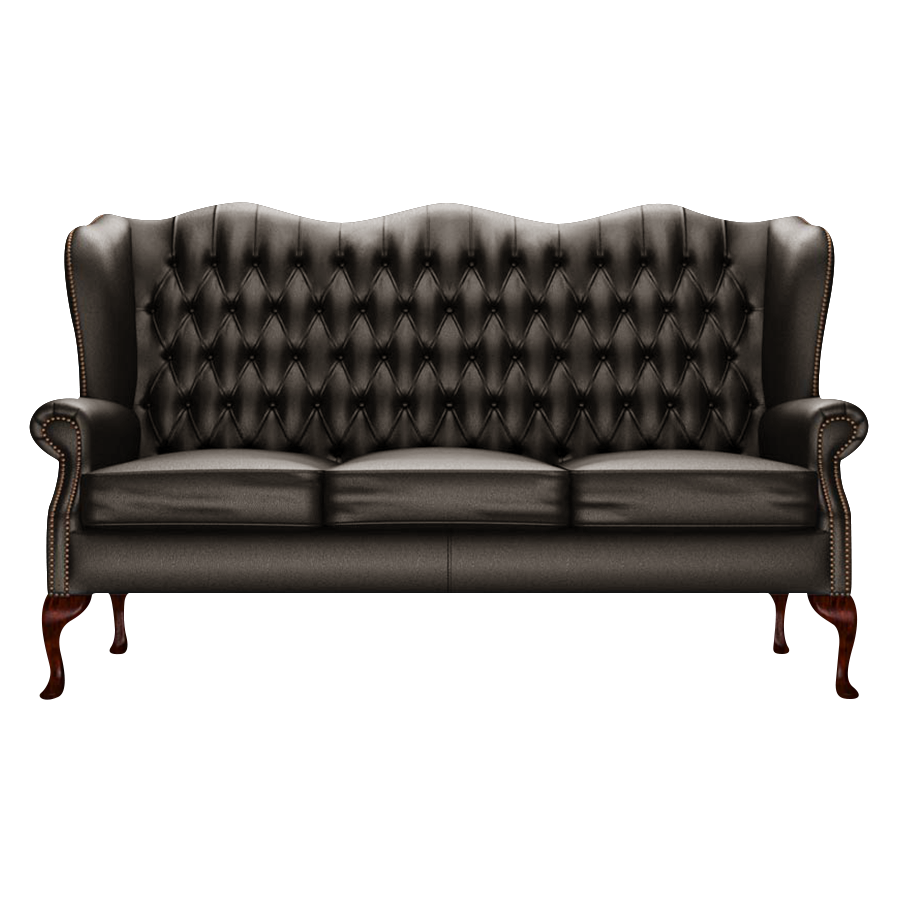 Gladstone 3 Sits Chesterfield Soffa Birch Brown