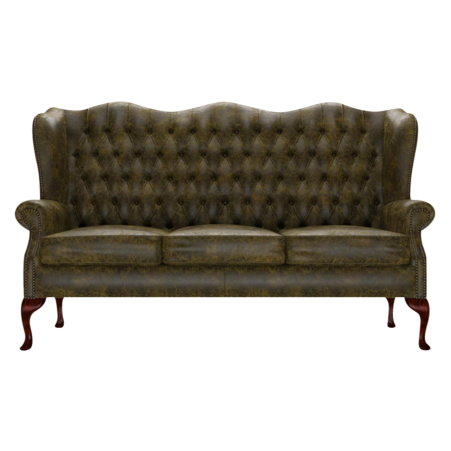 Gladstone 3 Sits Chesterfield Soffa Tudor Birch