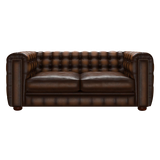 Kingsley 3 Sits Chesterfield Soffa Antique Autumn Tan