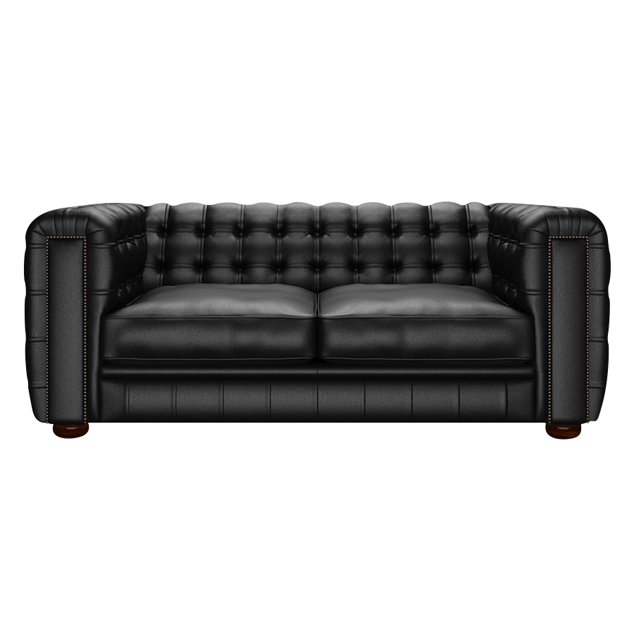 Kingsley 3 Sits Chesterfield Soffa Birch Black