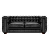 Kingsley 3 Sits Chesterfield Soffa Birch Black